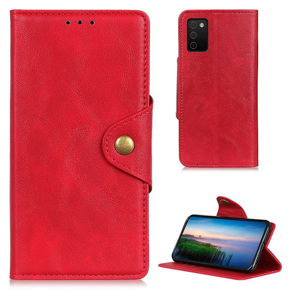 Alpha Samsung Galaxy A03s Flippetui - Rød Red