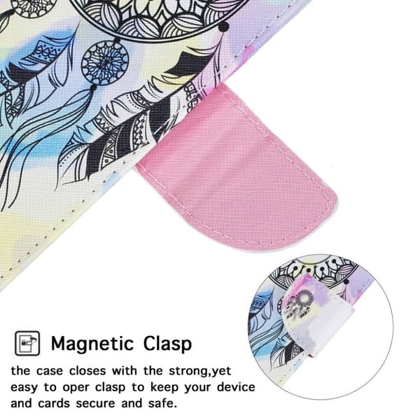 wonderland Samsung Galaxy M51 flip etui - gul / drømmefanger Multicolor