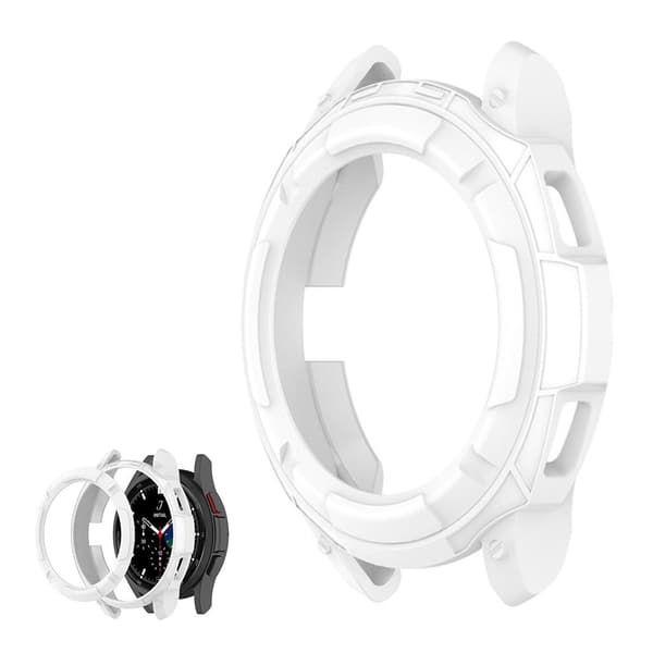 Samsung Galaxy Watch 4 Classic (42mm) ramme + drejelig ring - Hvid White