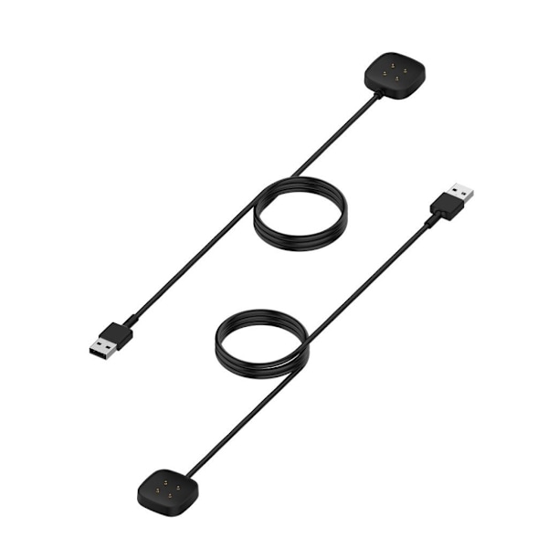 1M Fitbit Sense / Versa 3 opladningsdock til vugge Black