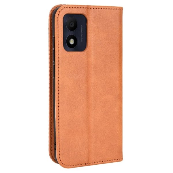 Bofink Vintage läder Alcatel 1B (2022) fodral - Brun Brun