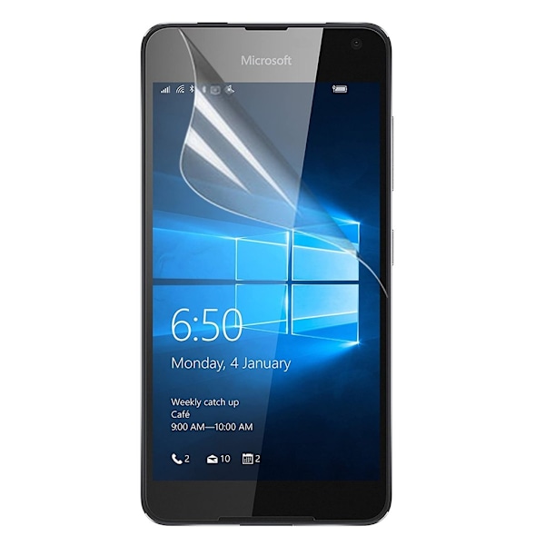 Microsoft Lumia 650 / Dual SIM Erittäin Kirkas LCD Näytön Suojakalvo (3kpl Pakkaus) Transparent