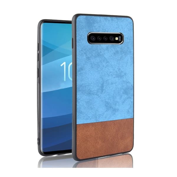 Samsung Galaxy s10 Plus Tofarget Hybrid Skinnetui - Blå Blue