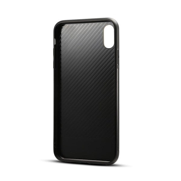 iPhone 9 Plus mobilskal plast silikon syntetläder blommönster - Vacker blomma Röd