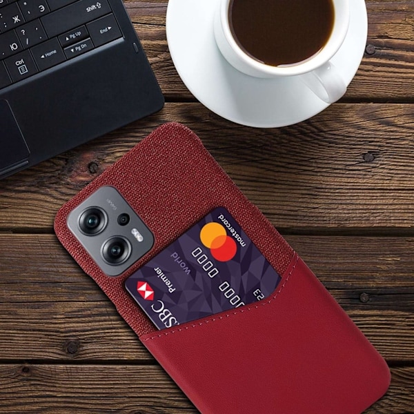 Bofink Xiaomi Poco X4 Gt / Note 11t Pro / 11t Pro Plus Card Suojakuori - Punainen Red