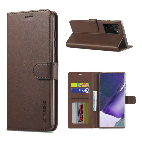 LC.Imeeke Samsung Galaxy Note 20 Ultra Flip Etui - Kaffe Brown