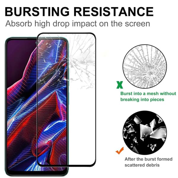 Xiaomi Poco X5 / Xiaomi Redmi Note 12 skärmskydd med hög beröringskänslighet Transparent