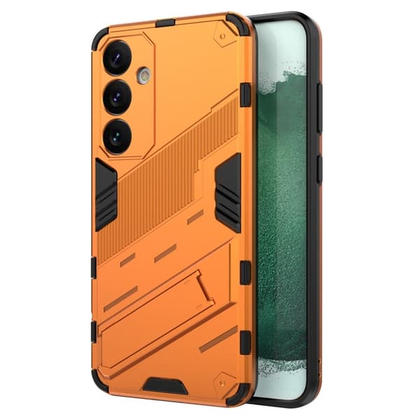 Stødsikkert moderne Samsung Galaxy S24 Plus hybridcover - Orange Orange