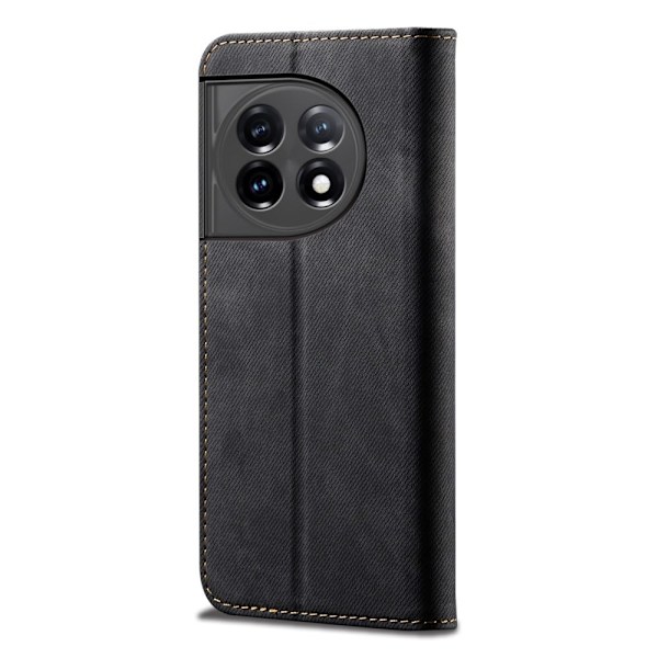 Jeans OnePlus 11R Läppäkotelo - Musta Black