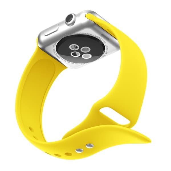 Apple Watch Series 4 40mm silikoneurrem - gul Yellow