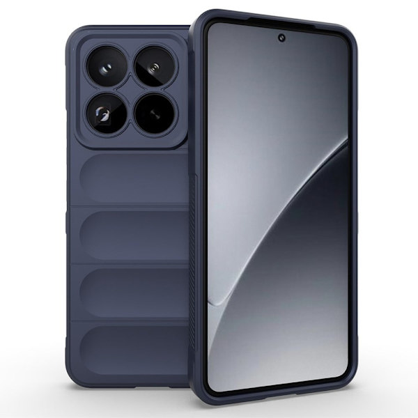 Mjukt greppformat Xiaomi 15 Pro skal - Mörkblå Blå