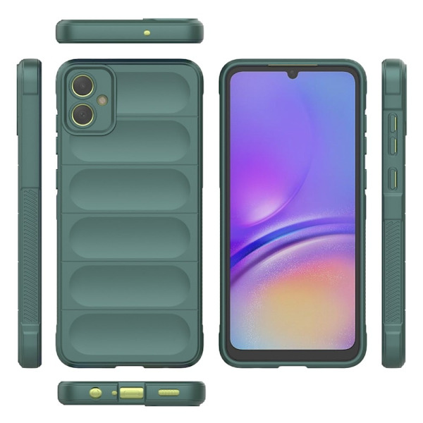 Mjukt greppformat skal för Samsung Galaxy A05 - Grön Grön