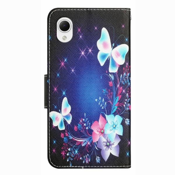 Wonderland Samsung Galaxy A23e Flip Etui - Sommerfugl Blue