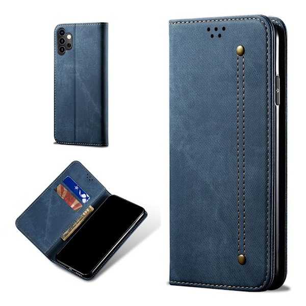 Jeans Samsung Galaxy A32 5G Flippetui - Blå Blue