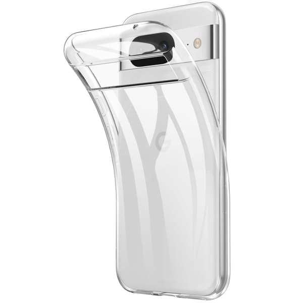 Tunt genomskinligt Google Pixel 8A skal Transparent