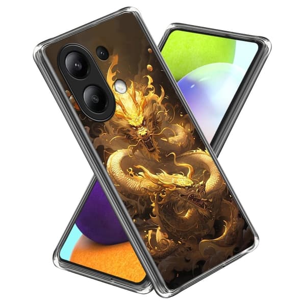 Vibe Xiaomi Redmi Note 13 4G deksel - Style H Gold