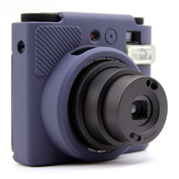 Fujifilm Instax Mini 99 kamerafodral Anti-Drop Soft Silicone skyddsfodral - Mörkblå Blå