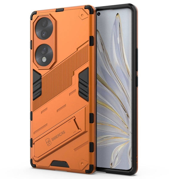 Støtsikkert hybriddeksel for Honor 70 - Oransje Orange