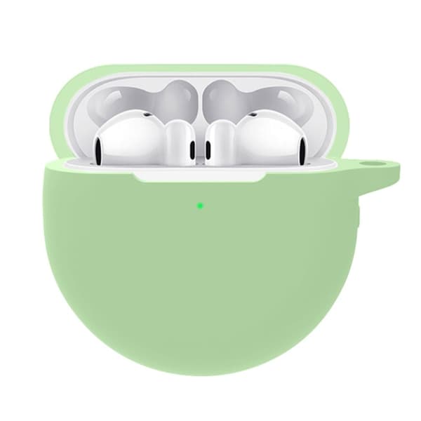 Huawei FreeBuds 4E / 4 silikoneetui med krog - Matcha-Grøn Green