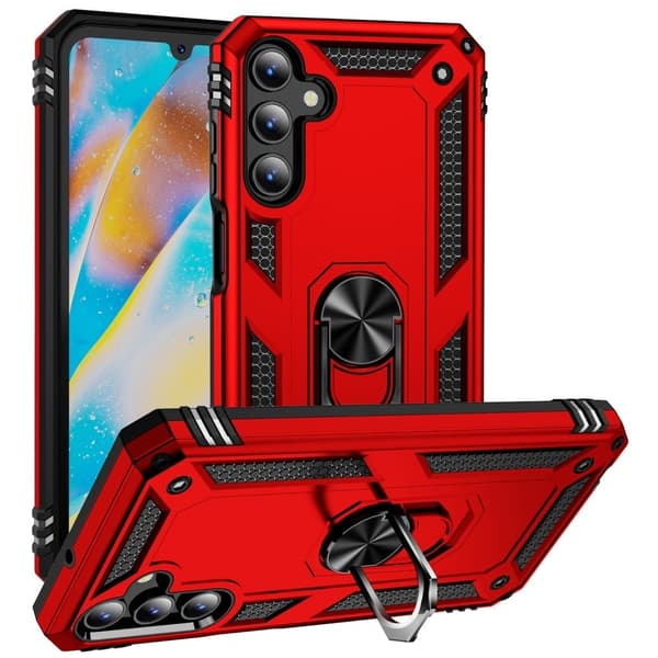 Bofink Combat Samsung Galaxy A15 mobilskal - Röd Röd