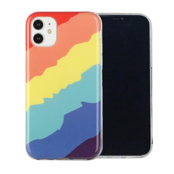 Deco iPhone 12 Pro Max case - Rainbow Slope Multicolor