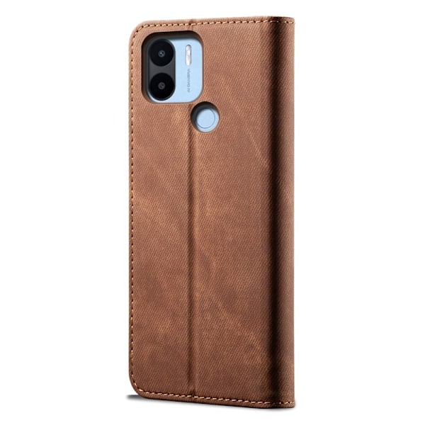 Jeans Xiaomi Poco C50 Läppäkotelo - Kahvi Brown