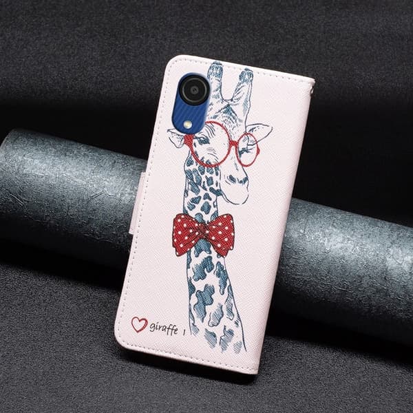 Wonderland Samsung Galaxy A03 Core Flippetui - Sjiraff Pink