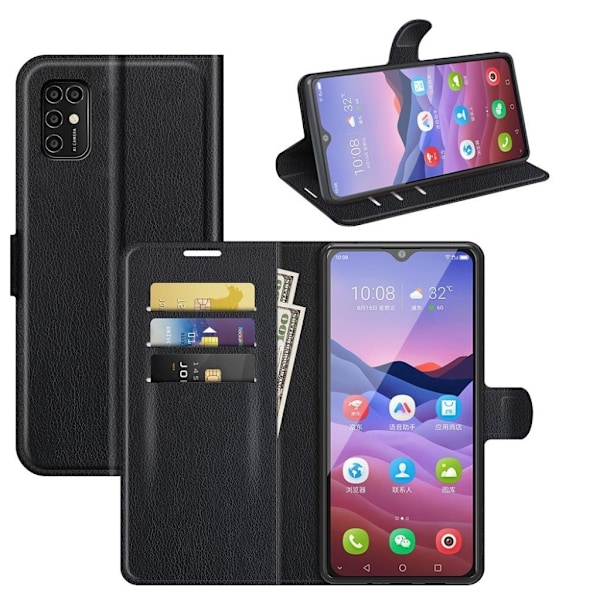 Classic ZTE Blade V2020 Smart Flip etui - Sort Black