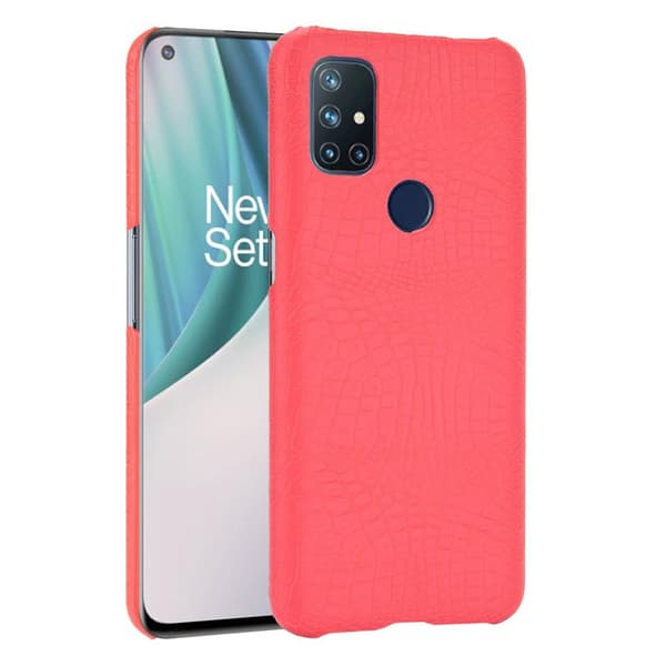 Croco Etui OnePlus Nord N10 5G - Rød Red