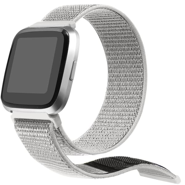 Fitbit Versa 2 / Versa Lite / Versa nylonrem - Sjøskjell Hvit White