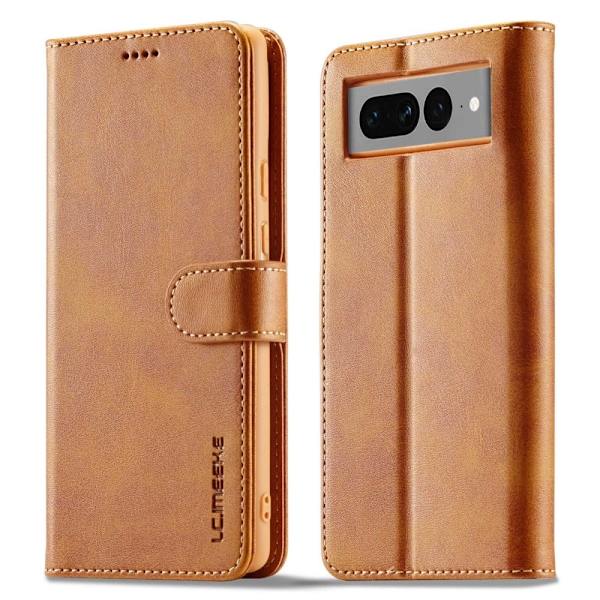 LC.IMEEKE Google Pixel 7 Pro Flippetui - Lysebrun Brown