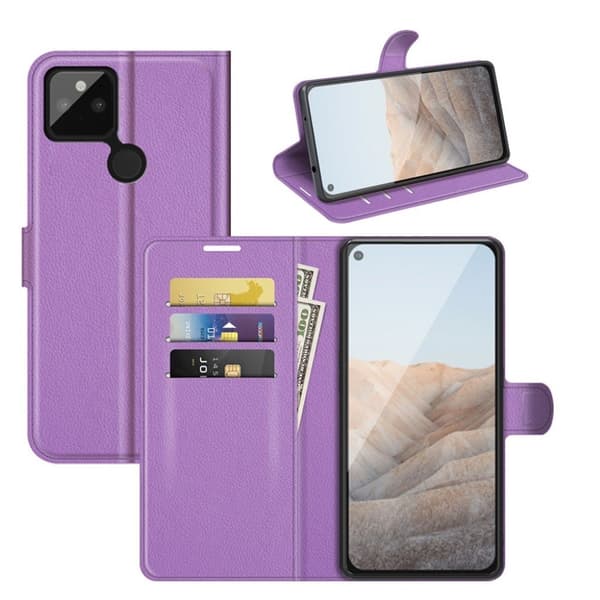 Classic Google Pixel 5a Flippetui - Lilla Purple