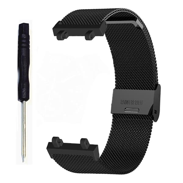 Amazfit T-Rex 2 urrem i rustfrit stål - Sort Black