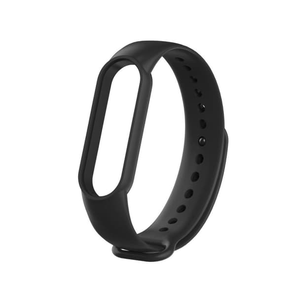 Xiaomi Mi Band 5 silikonklokkearmbånd - Svart Black