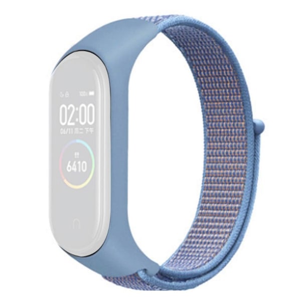 Xiaomi Mi Band 7 / 6 / 5 nylon urrem - Himmelblå Blue