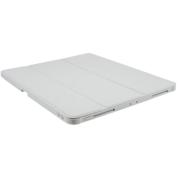 iPad Pro 12.9 (2022) / (2021) / (2020) tri-fold leather and acry Silvergrå