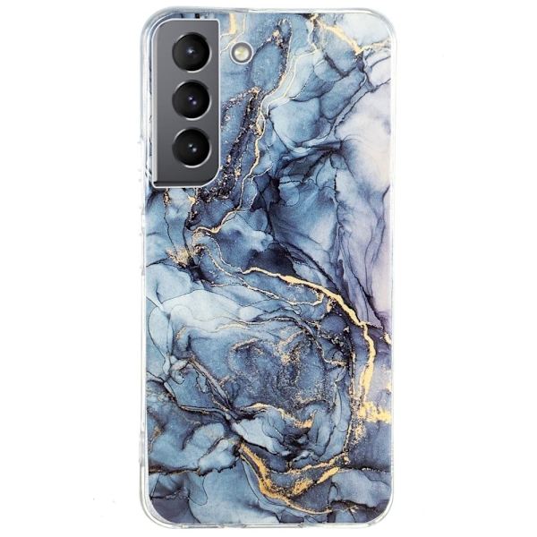 Marble Samsung Galaxy S22 Etui - Grå Silver grey