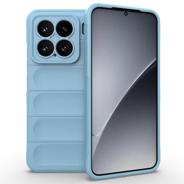 Deksel med mykt grep for Xiaomi 15 - Babyblå Blue