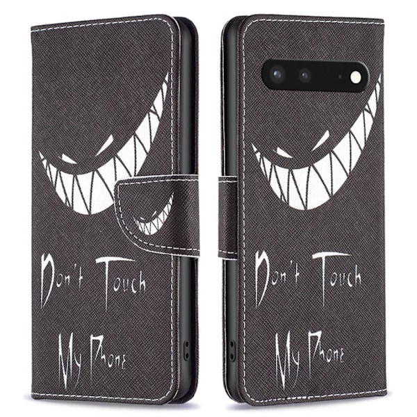 Wonderland Google Pixel 7 flip kuoret - Älä Koske Puhelimeeni Black