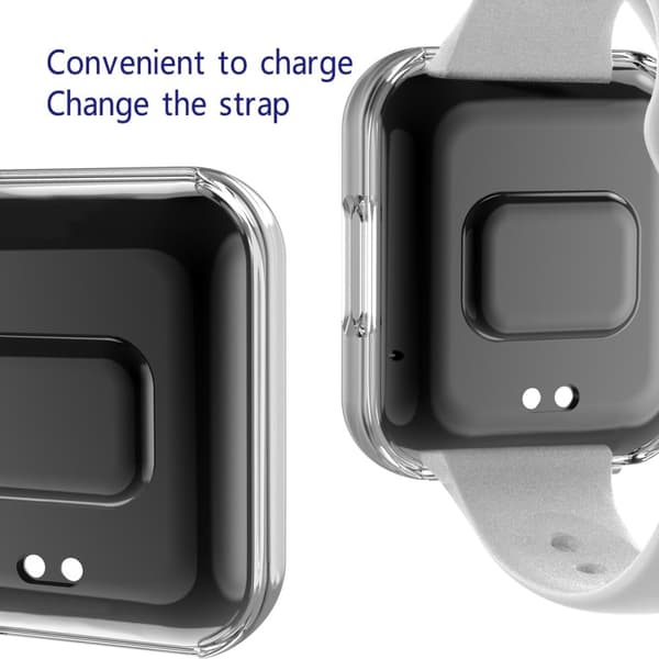 Xiaomi Redmi Watch 2 clear TPU cover with screen protector - Transparent Transparent