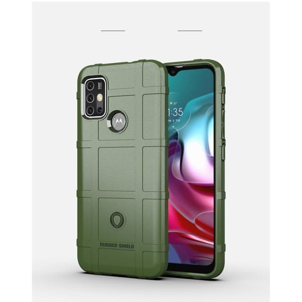 Rugged Shield Etui Motorola Moto G30 / G10 - Grøn Green