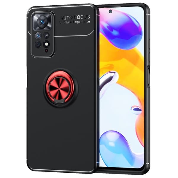 Ringo Xiaomi Redmi Note 11S 5G / Xiaomi Redmi Note 11 Pro deksel - Svart / Rød Black
