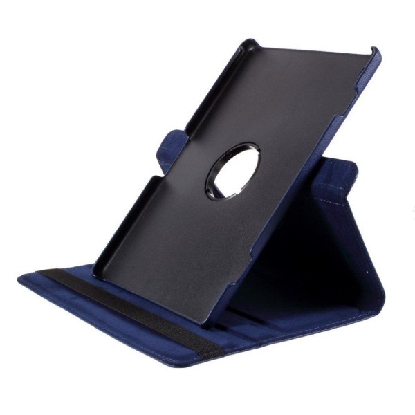 Lenovo Tab M10 360 degree rotatable leather case - Dark Blue Blue