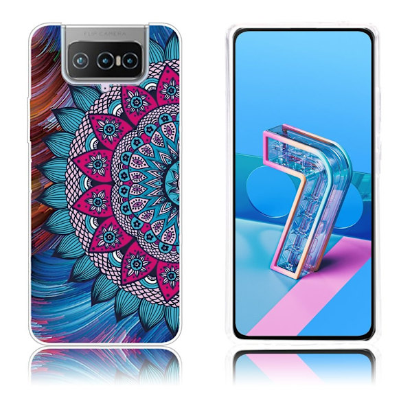 Deco Asus Zenfone 7 Pro skal - Mandala Blomma multifärg