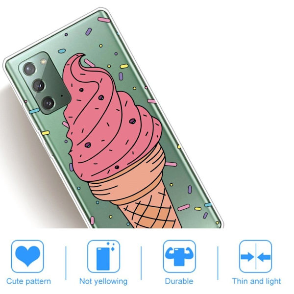 Deco Samsung Galaxy Note 20 cover - Pink Pink