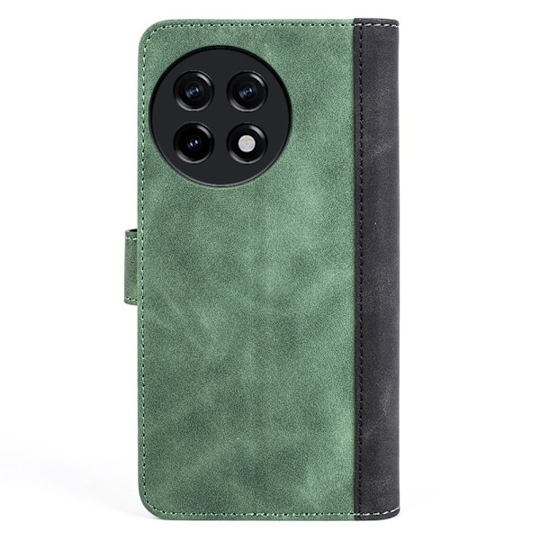 To-farvet OnePlus 11R / OnePlus Ace 2 læderetui - Grøn Green