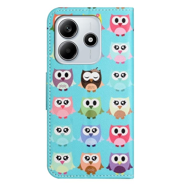 Wonderland Xiaomi Redmi Note 14 5G fodral -Ugglor Blå