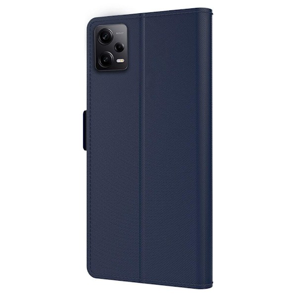 Phone Suojakotelo With Make-up Mirror And Slick Design For Xiaomi Poco X5 Pro / Redmi Note 12 Pro / 12 Pro Speed - Sininen Blue