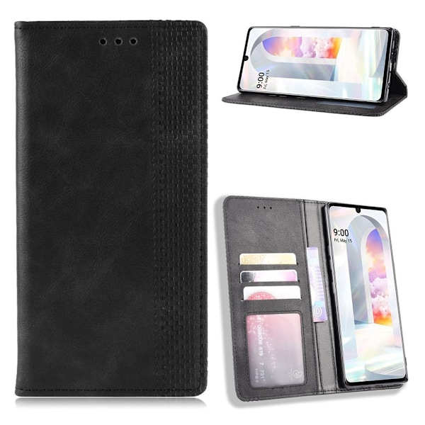 Bofink Vintage LG Velvet kotelot - Musta Black
