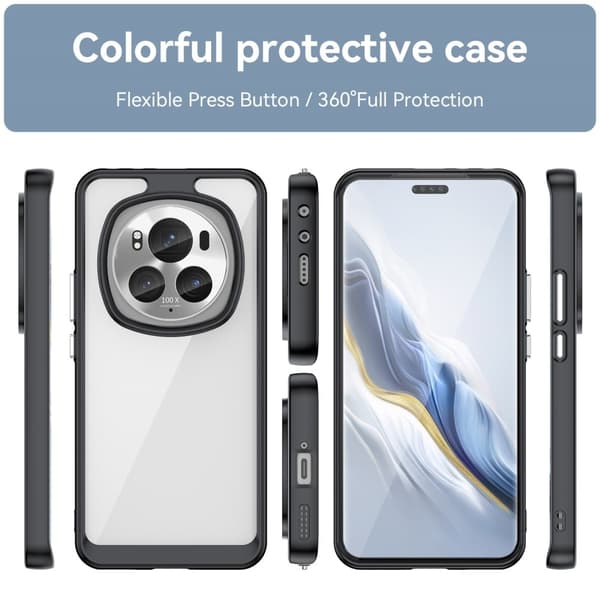 Honor Magic 6 Pro smart akryl cover - Sort Black